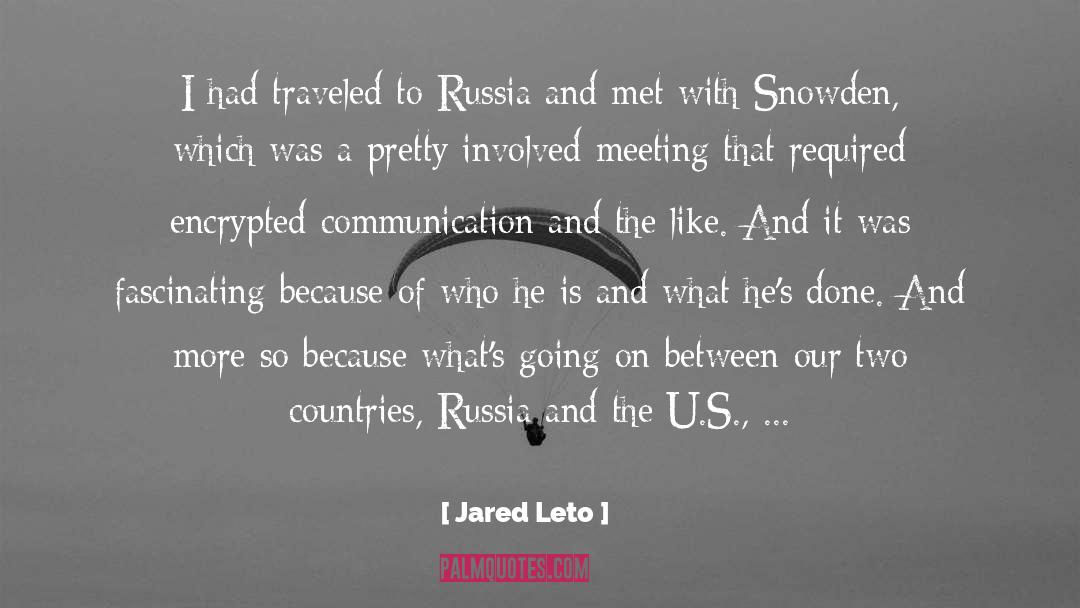 Unforgettable quotes by Jared Leto