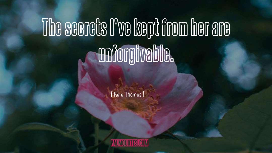 Unforgivable quotes by Kara Thomas
