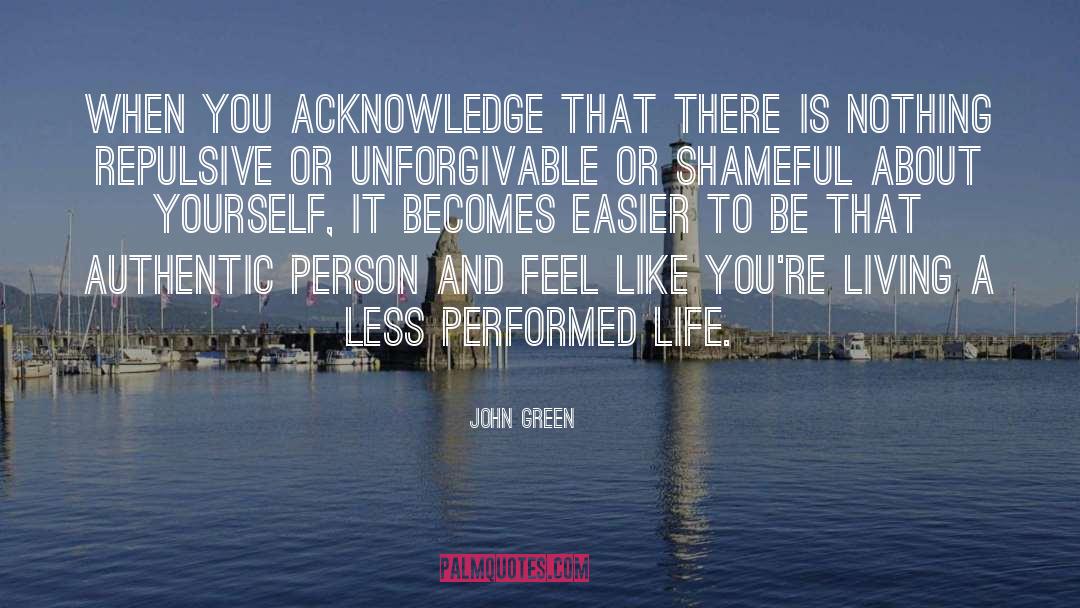 Unforgivable quotes by John Green