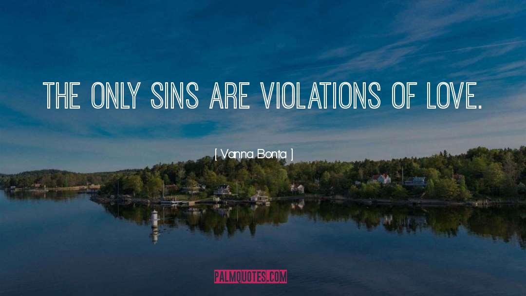 Unforgivable Sin quotes by Vanna Bonta
