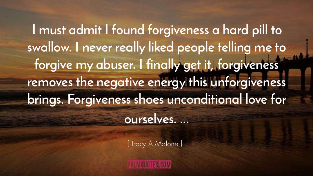 Unforgiveness quotes by Tracy A Malone