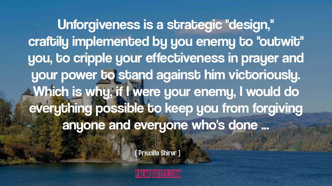 Unforgiveness quotes by Priscilla Shirer