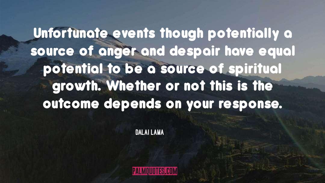 Unfortunate Events quotes by Dalai Lama