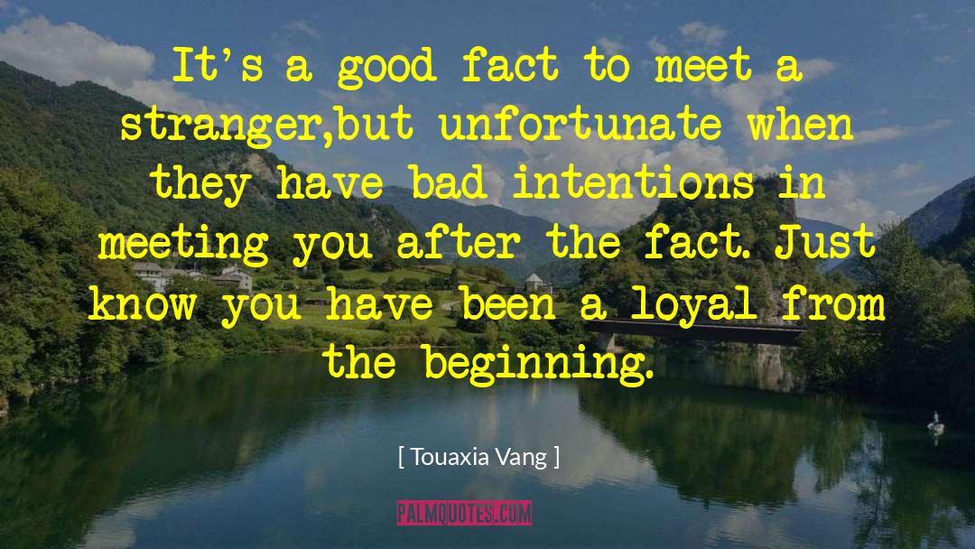 Unfortunate Facts quotes by Touaxia Vang