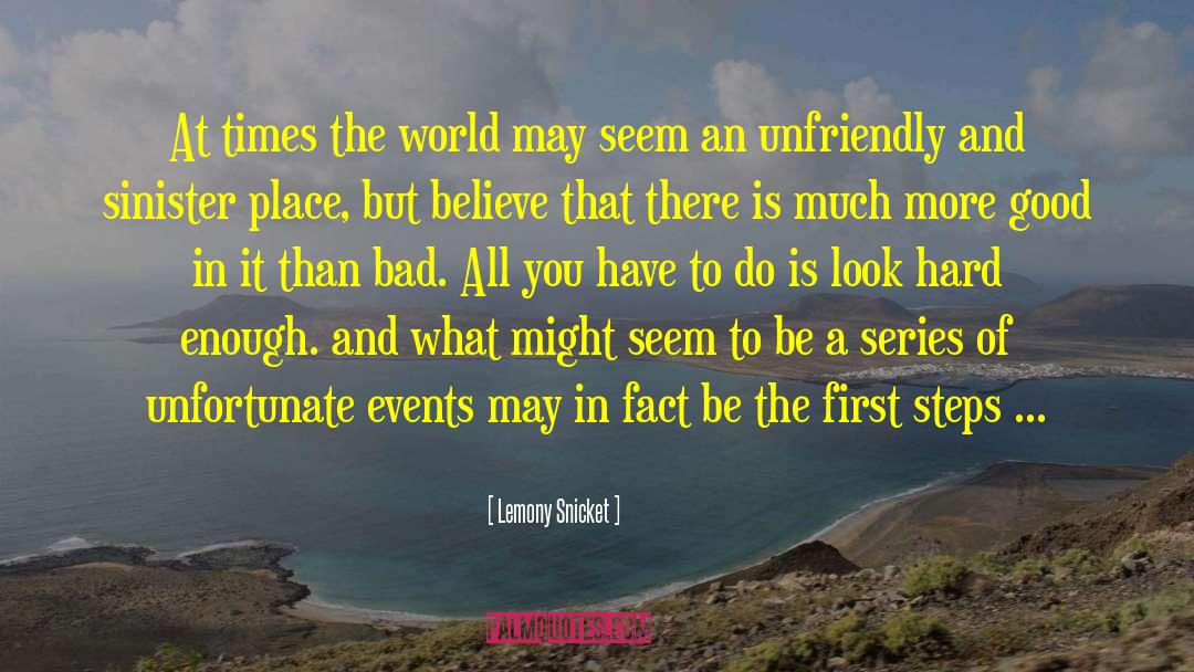 Unfriendly quotes by Lemony Snicket