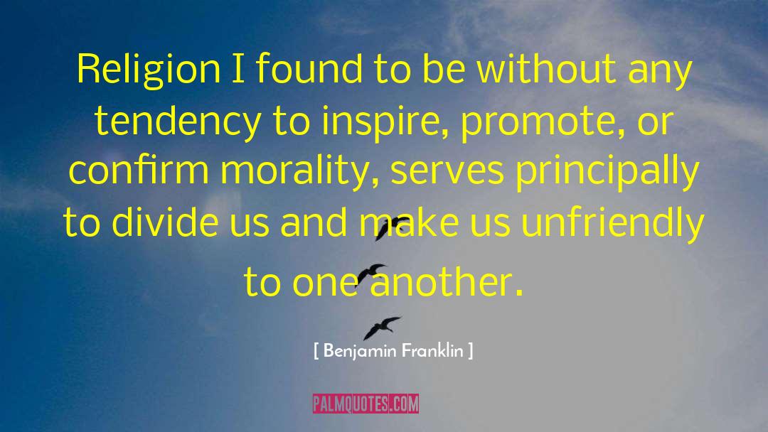 Unfriendly quotes by Benjamin Franklin