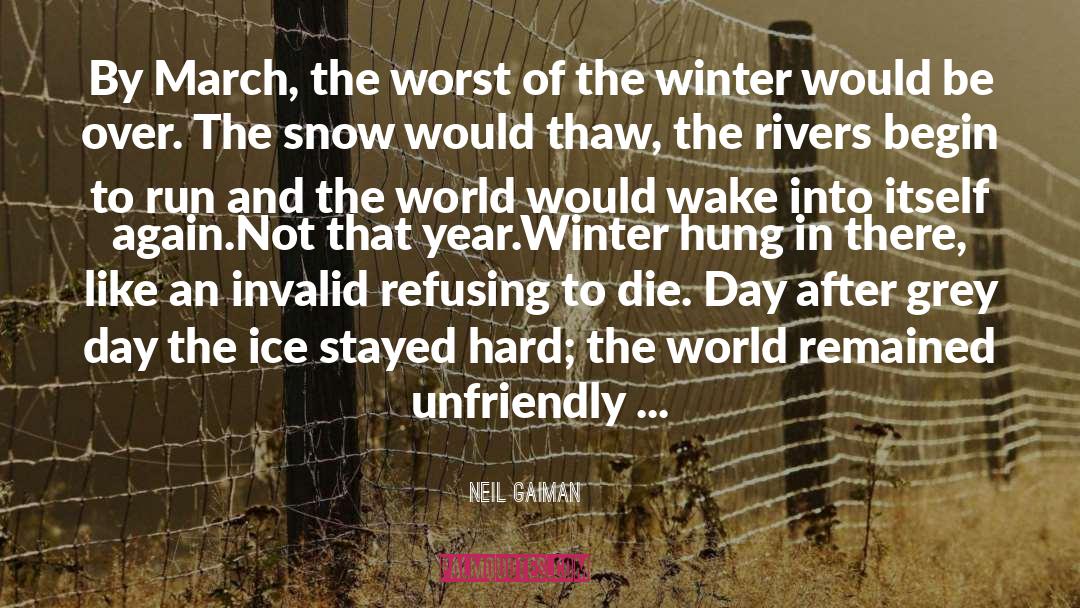 Unfriendly quotes by Neil Gaiman