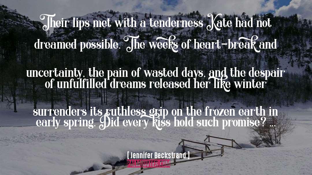 Unfulfilled Dreams quotes by Jennifer Beckstrand