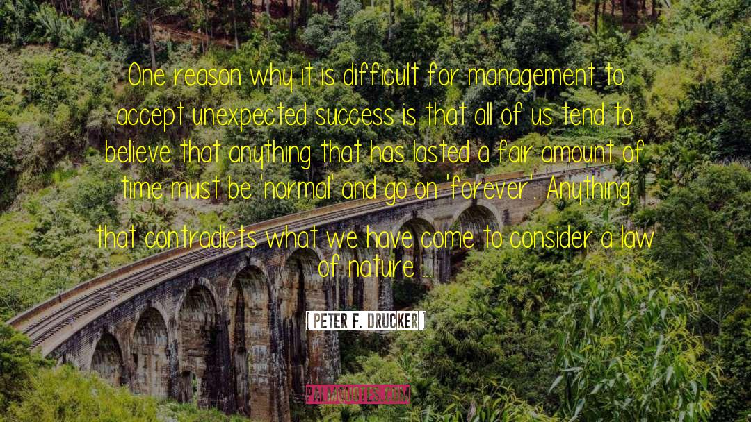 Ungluing quotes by Peter F. Drucker