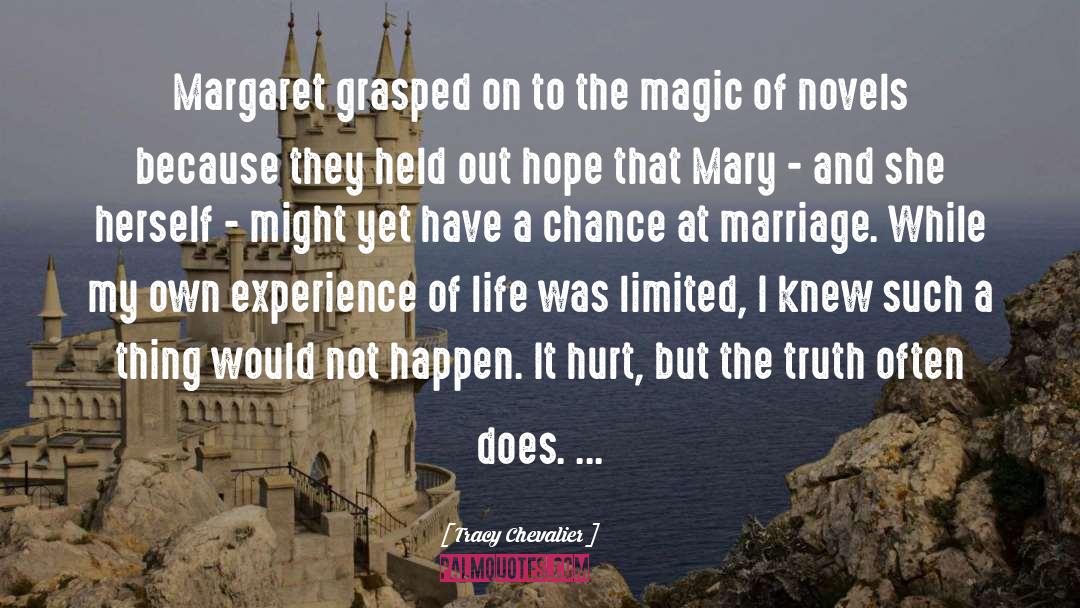 Unhappiness Marriage quotes by Tracy Chevalier