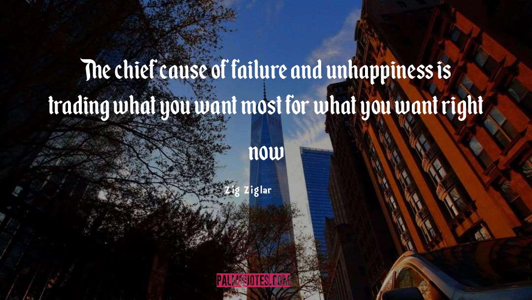 Unhappiness quotes by Zig Ziglar