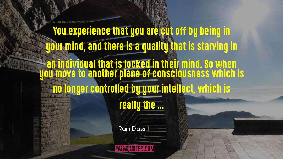Unhappy Consciousness quotes by Ram Dass