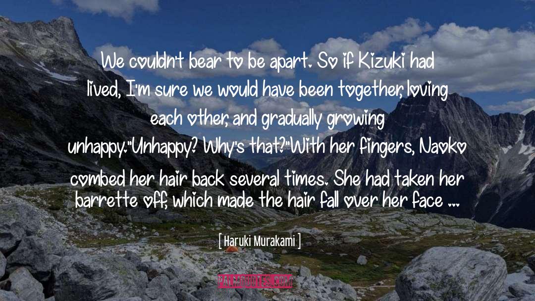 Unhappy Ending quotes by Haruki Murakami