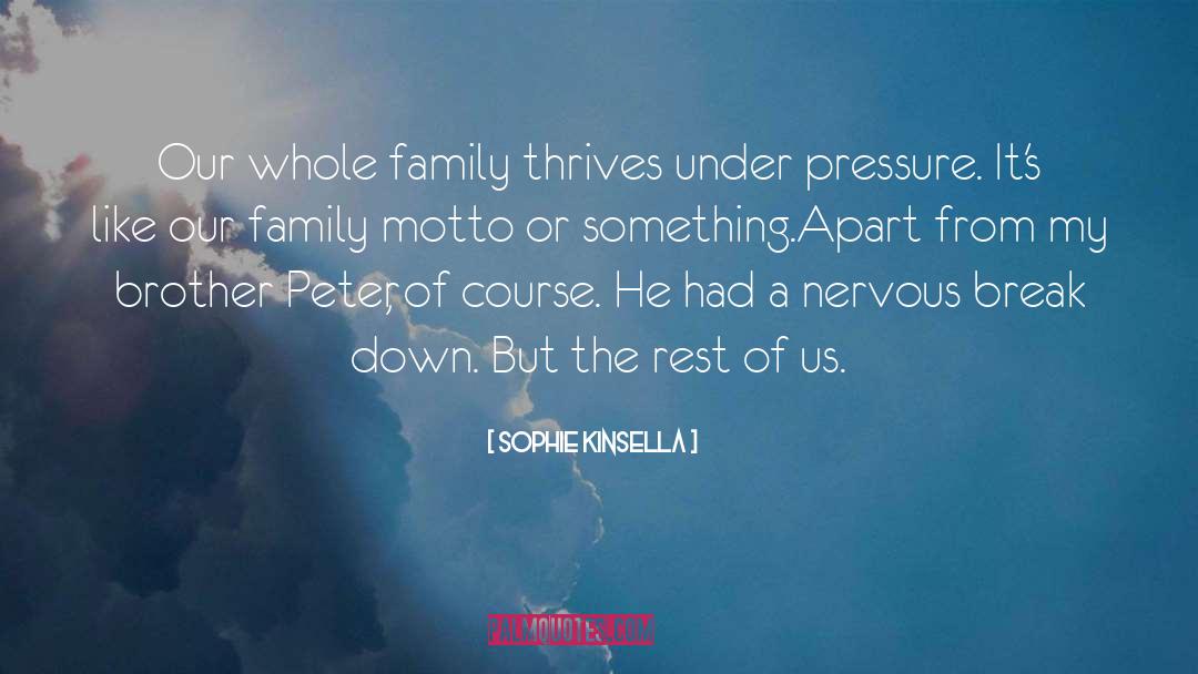 Unhappy Family quotes by Sophie Kinsella