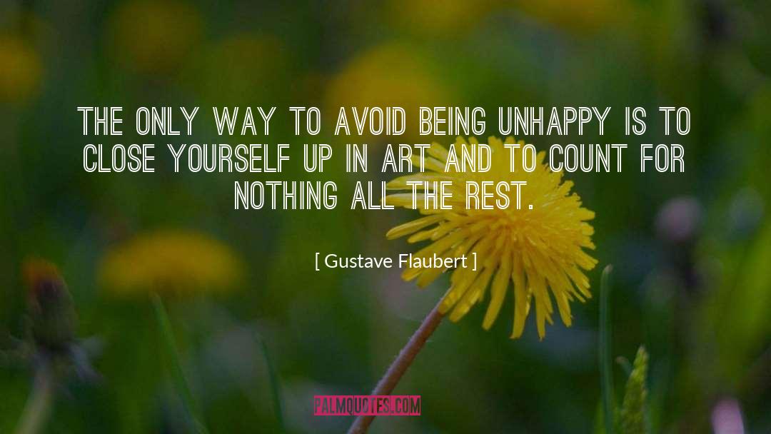 Unhappy quotes by Gustave Flaubert