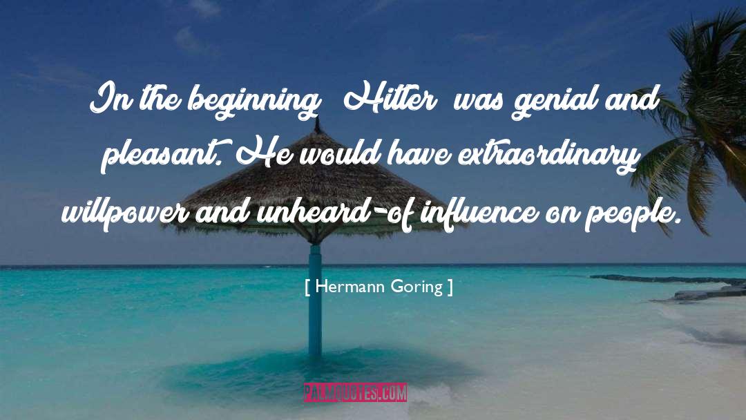 Unheard quotes by Hermann Goring