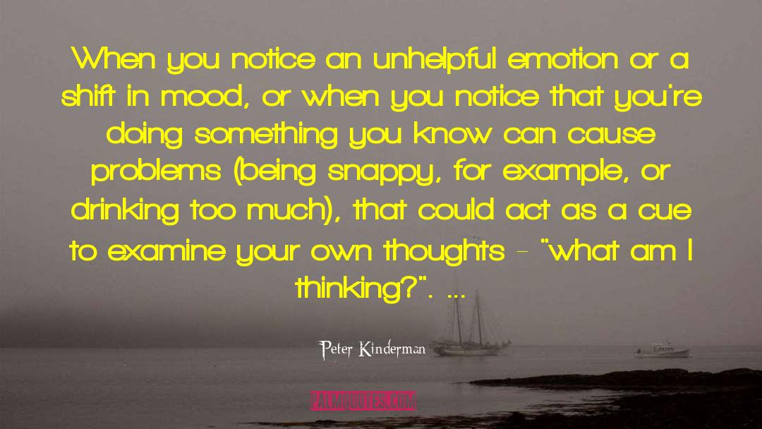Unhelpful quotes by Peter Kinderman