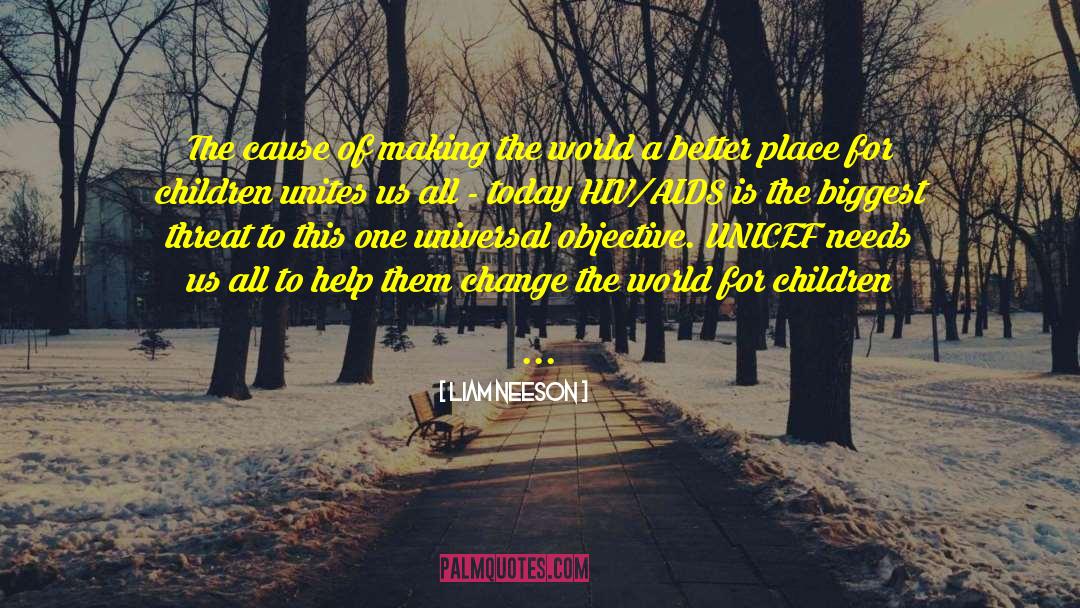 Unicef quotes by Liam Neeson