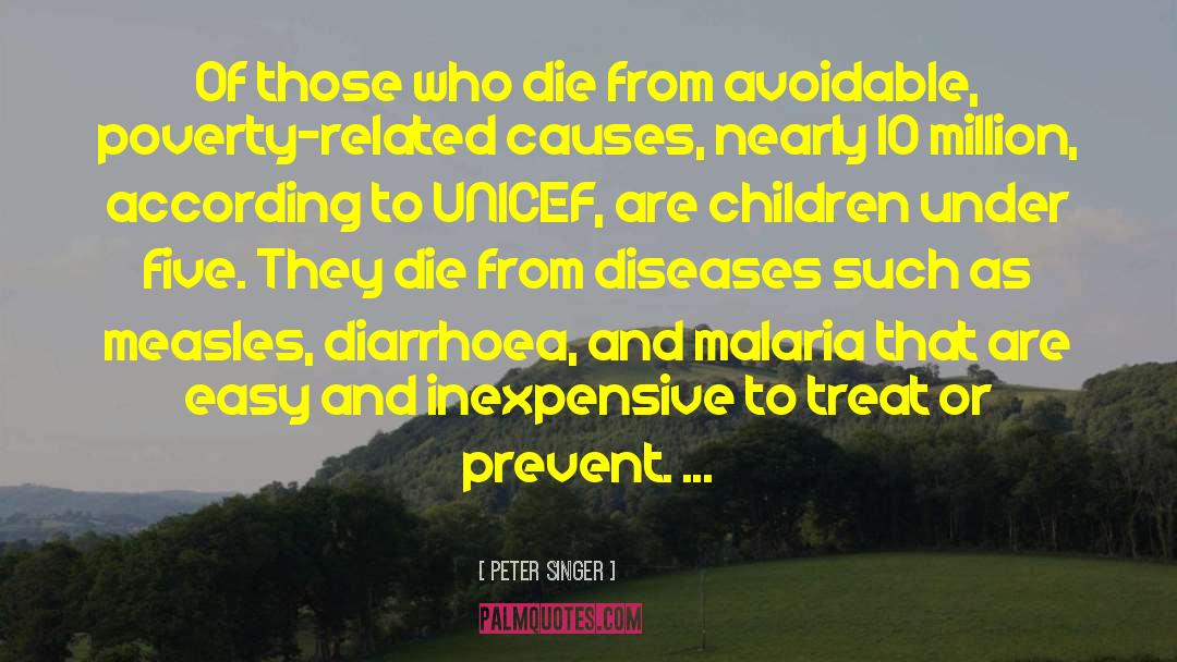 Unicef quotes by Peter Singer