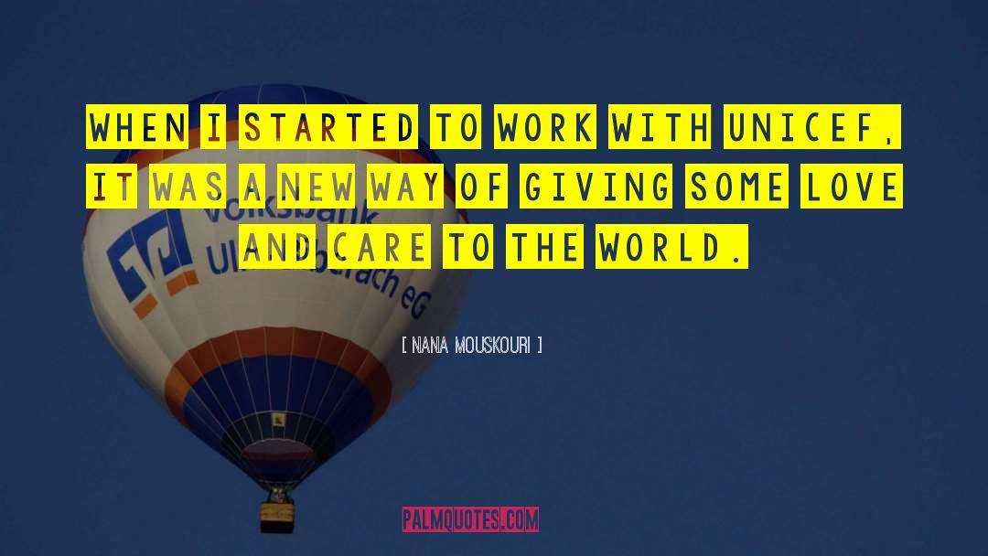 Unicef quotes by Nana Mouskouri