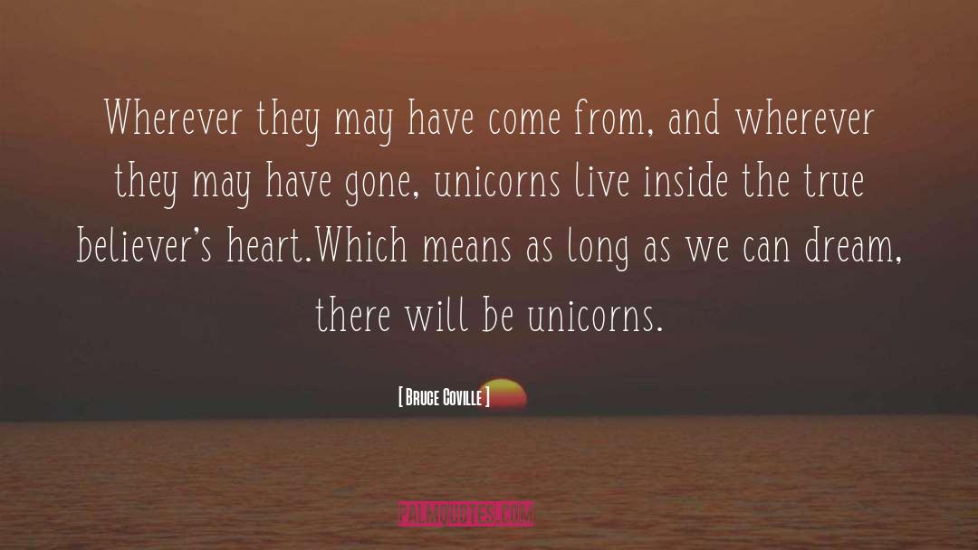 Unicorn quotes by Bruce Coville