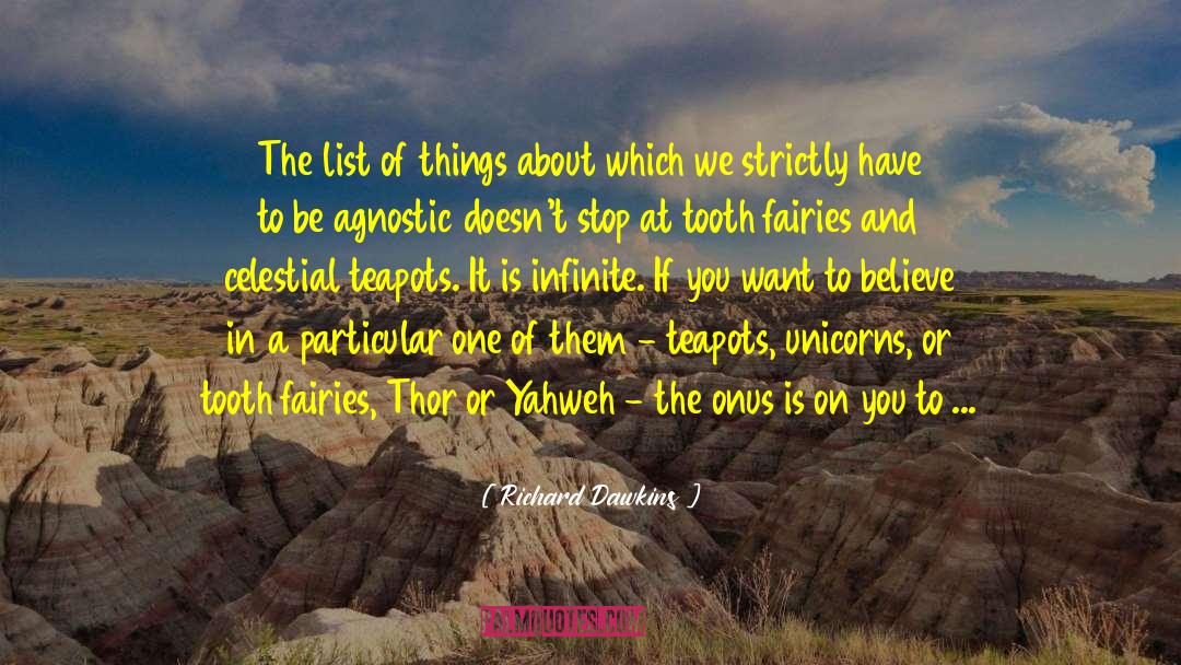 Unicorns quotes by Richard Dawkins