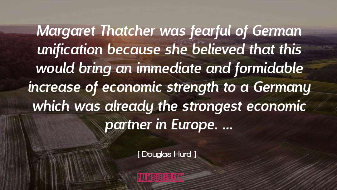Unification quotes by Douglas Hurd