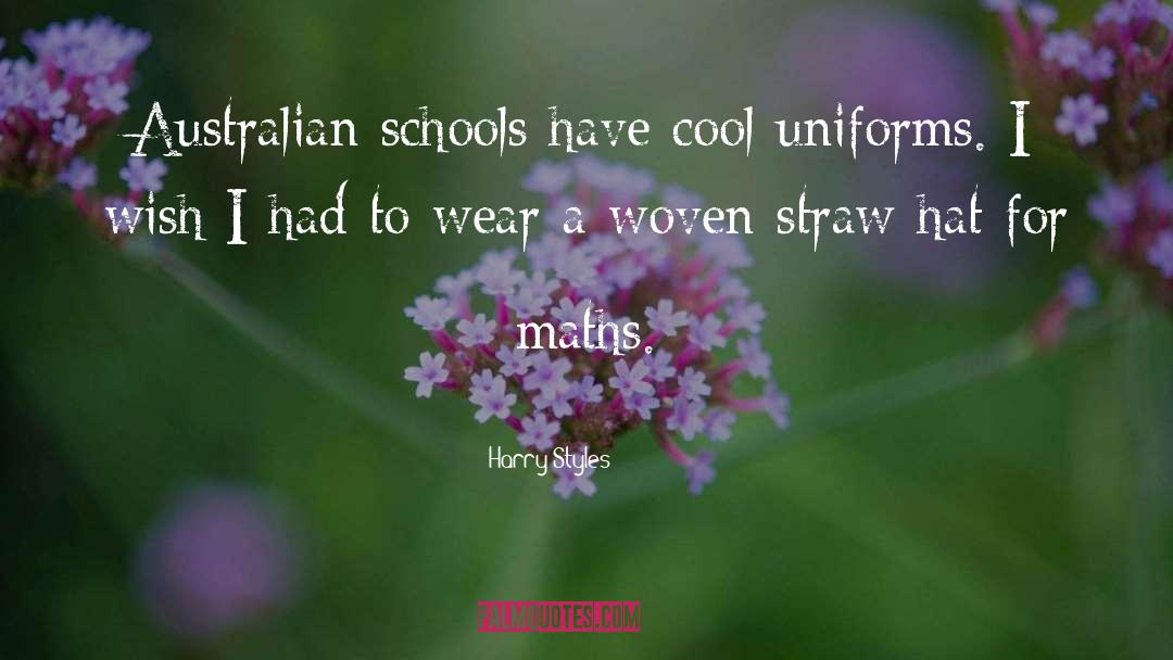 Uniforms quotes by Harry Styles