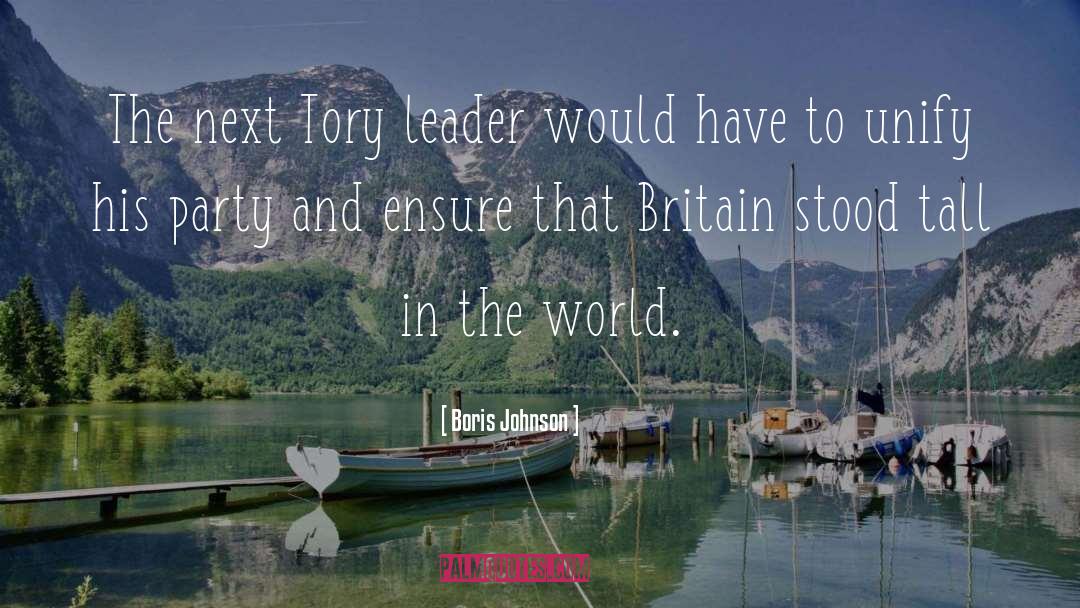 Unify quotes by Boris Johnson