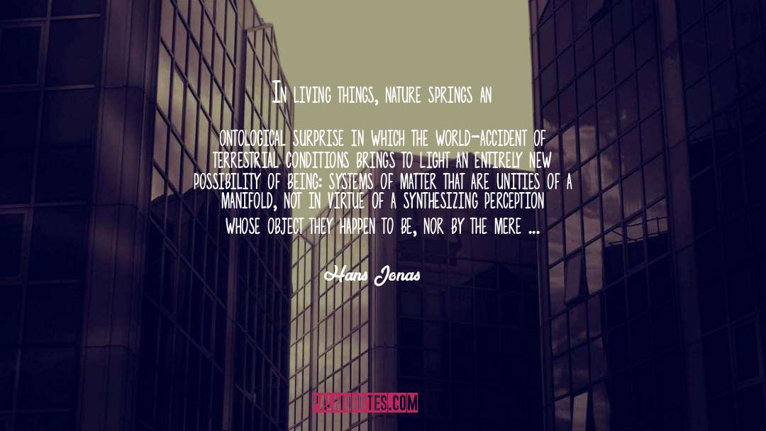 Unifying quotes by Hans Jonas