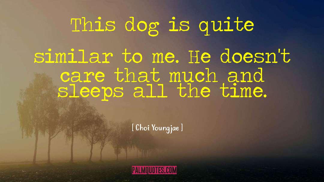 Uninspired quotes by Choi Youngjae