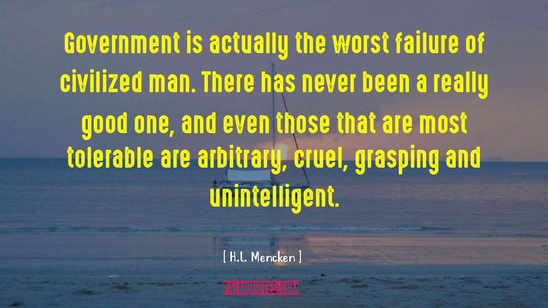 Unintelligent quotes by H.L. Mencken