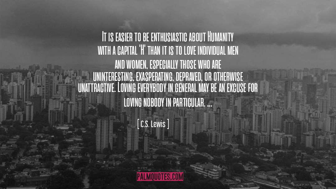 Uninteresting quotes by C.S. Lewis
