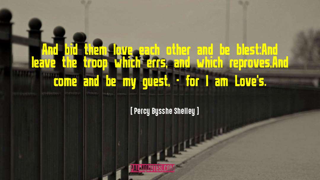 Uninvited Guests quotes by Percy Bysshe Shelley