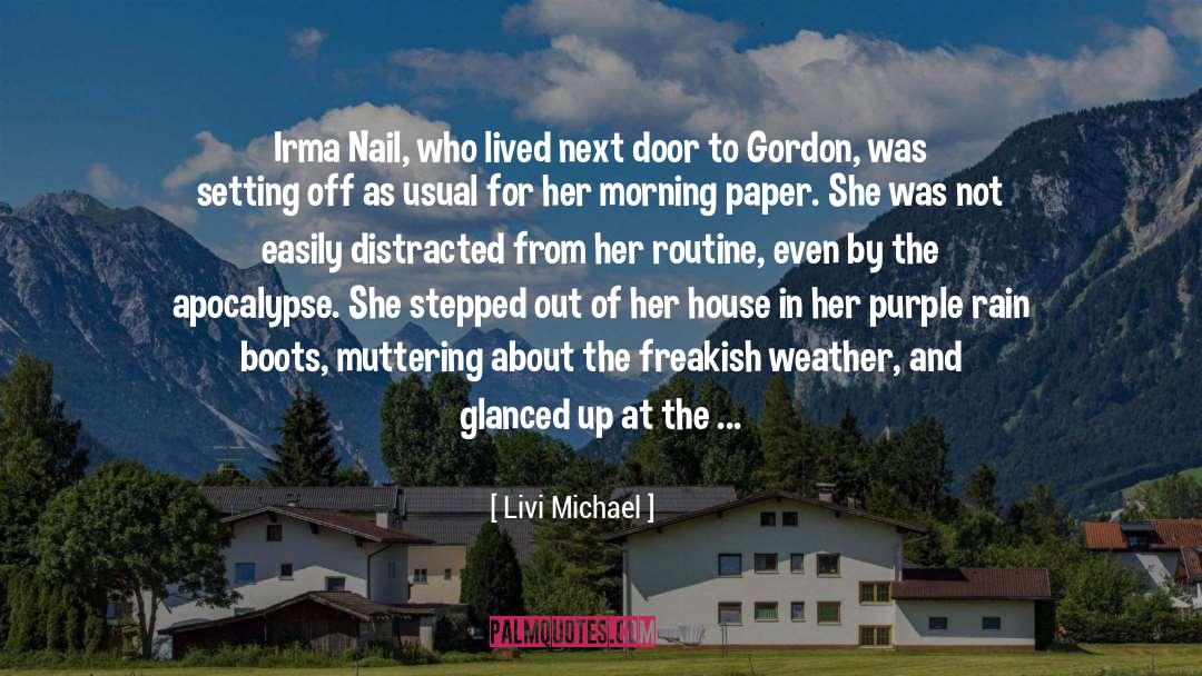 Uninvited quotes by Livi Michael
