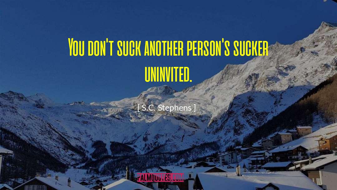 Uninvited quotes by S.C. Stephens