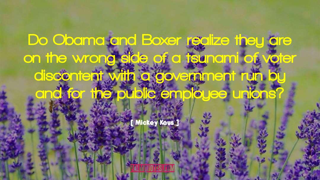 Unions quotes by Mickey Kaus