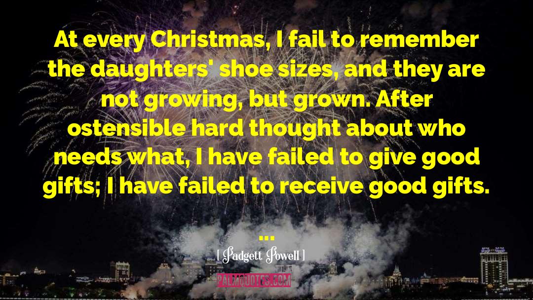 Unique Christmas Gifts quotes by Padgett Powell