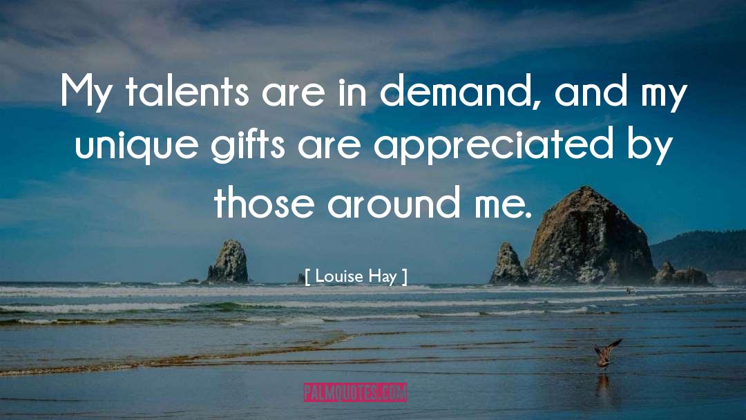 Unique Gifts quotes by Louise Hay