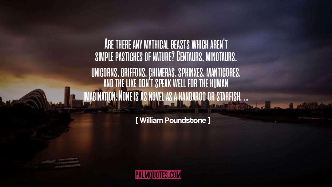 Unique Nature quotes by William Poundstone