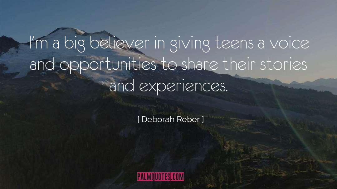 Unique Opportunities quotes by Deborah Reber