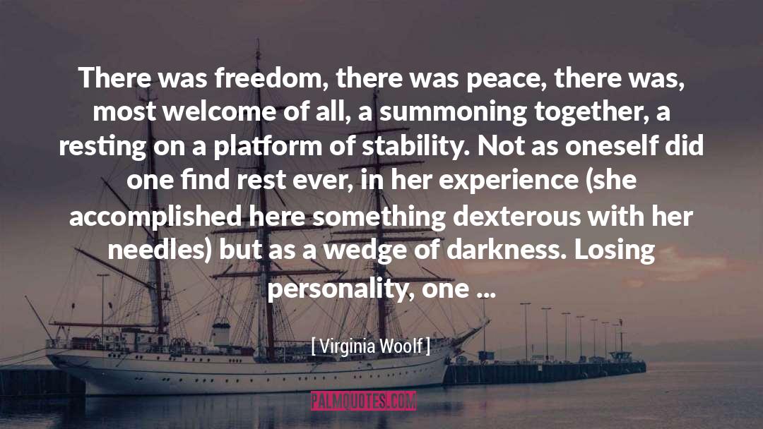 Unique Personality quotes by Virginia Woolf