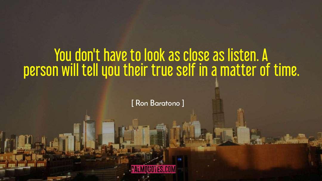 Unique Personality quotes by Ron Baratono