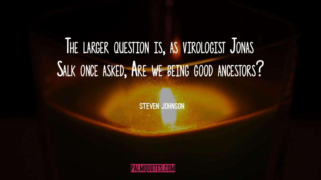 Unique Perspective quotes by Steven Johnson