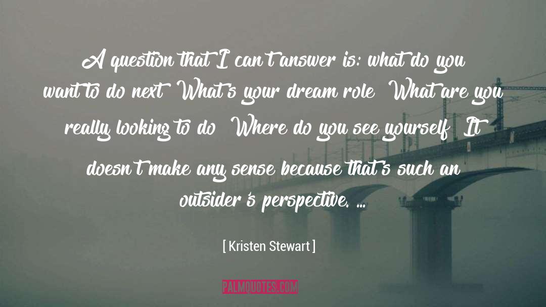 Unique Perspective quotes by Kristen Stewart