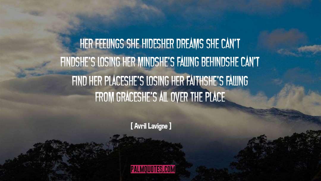 Unique Place quotes by Avril Lavigne