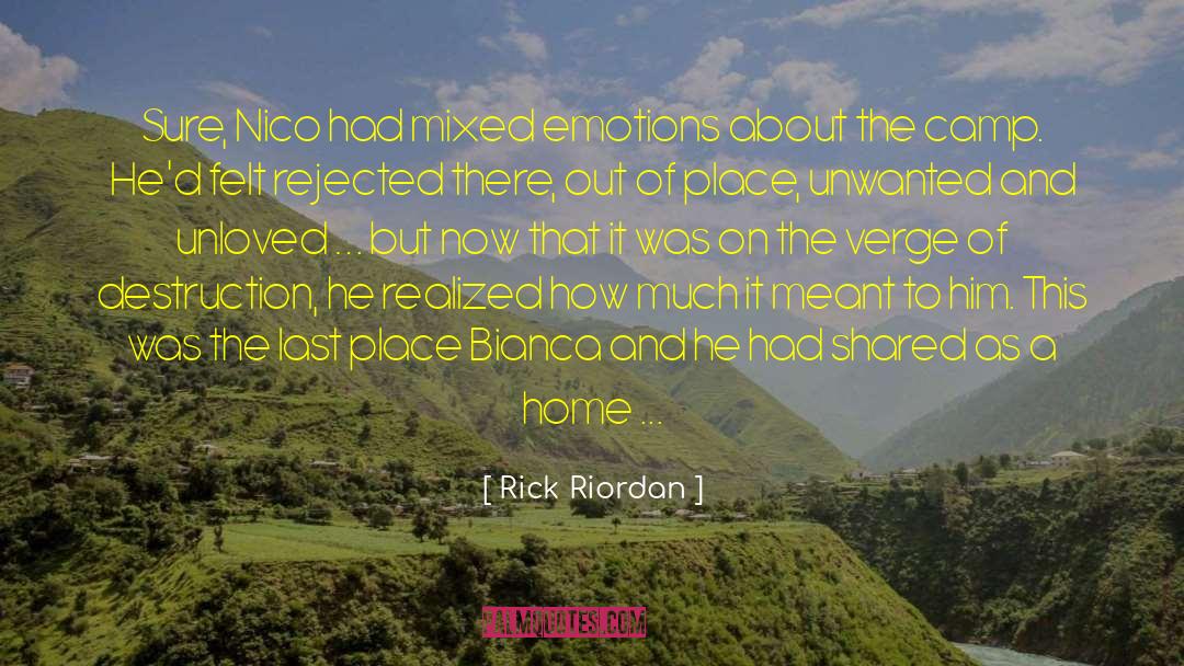 Unique Place quotes by Rick Riordan