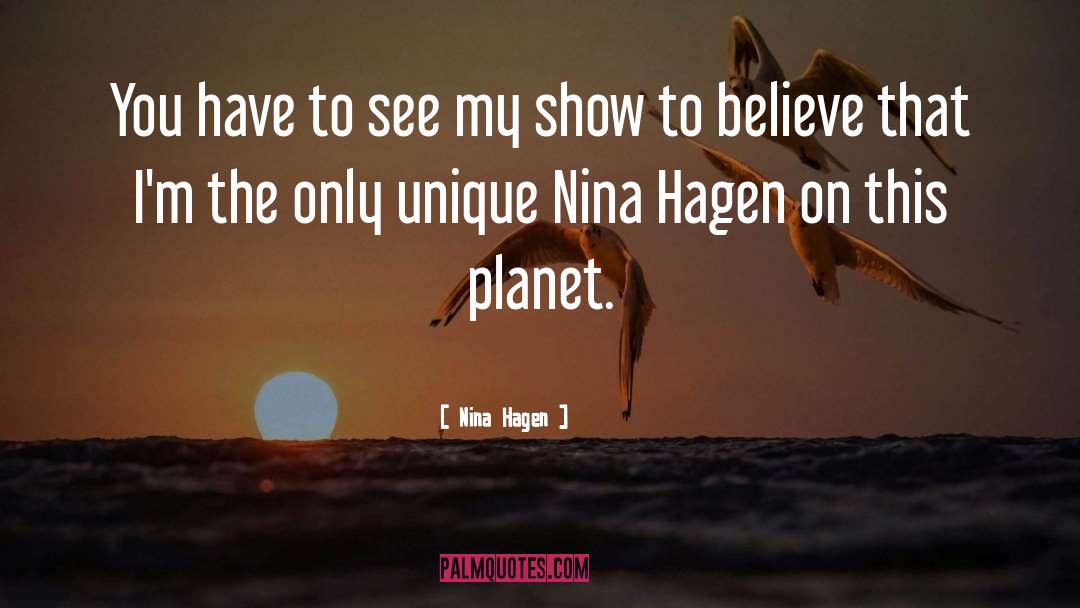 Unique Style quotes by Nina Hagen