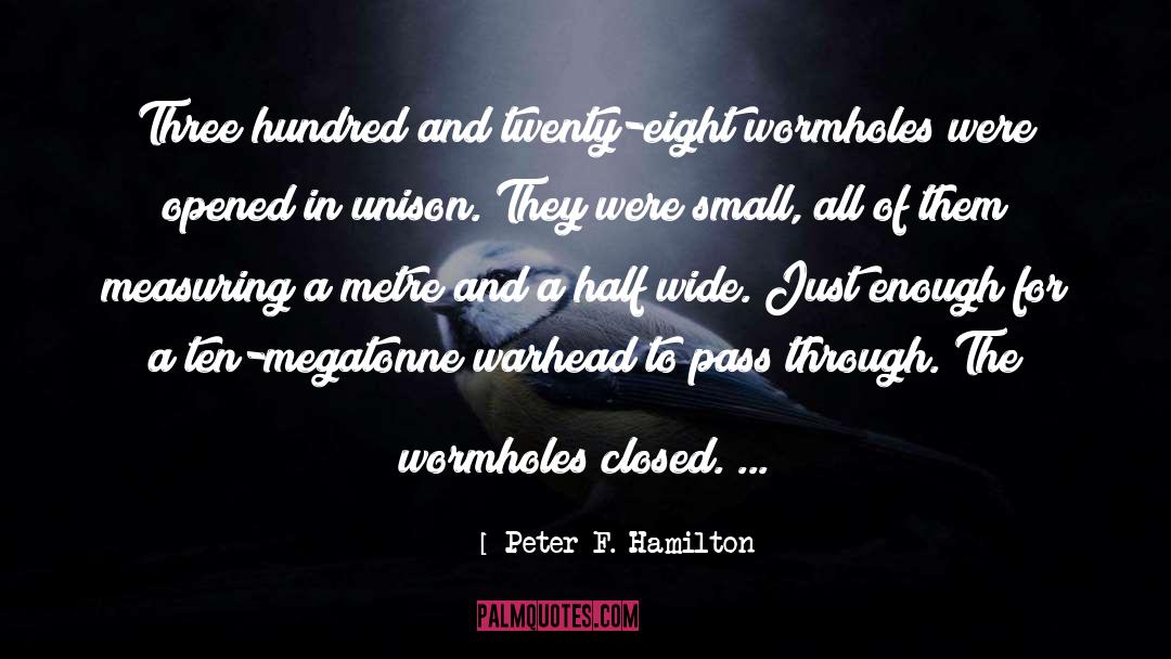 Unison quotes by Peter F. Hamilton