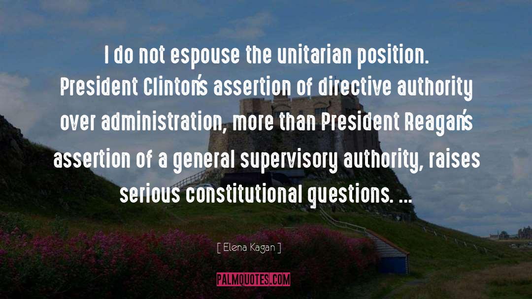 Unitarian quotes by Elena Kagan